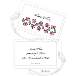 Personalized Rose Garden Classic Luggage Tags