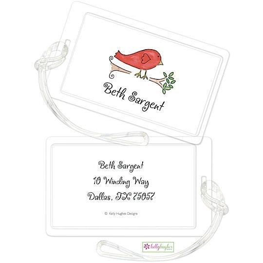 Personalized Little Birdie Classic Luggage Tags