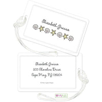 Personalized By The Seashore Classic Luggage Tags
