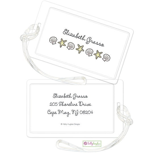 Personalized By The Seashore Classic Luggage Tags