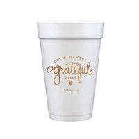 Grateful Heart Foam Cup