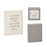 Wood Pet Plaque
