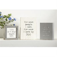Wood Pet Plaque
