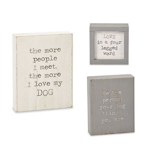 Wood Pet Plaque