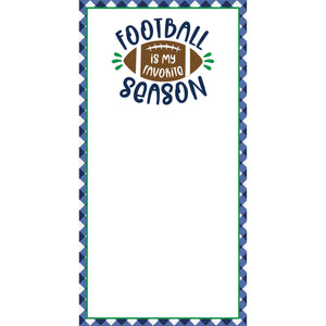 Football Season List Notepad