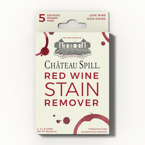 Chateau Spill Red Wine Stain Remover Wipes