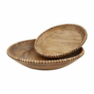 Wood Beaded Bowls