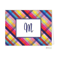 Gingham Modern Folded Notes
