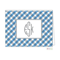 Gingham Modern Folded Notes