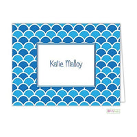 Shells Stripe Modern Folded Notes