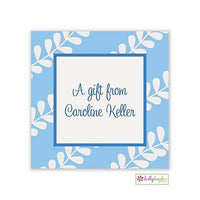 Blue Vines Modern Enclosure Card