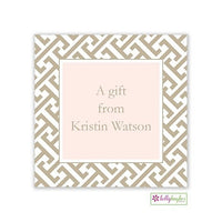 Greek Key Modern Enclosure Card