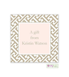 Greek Key Modern Enclosure Card