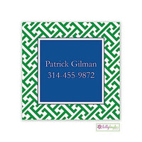Greek Key Modern Enclosure Card