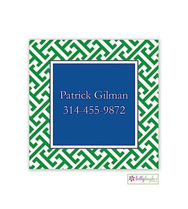 Greek Key Modern Enclosure Card