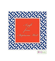 Greek Key Modern Enclosure Card
