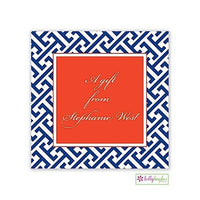 Greek Key Modern Enclosure Card