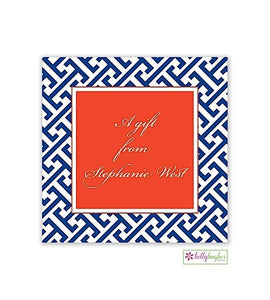 Greek Key Modern Enclosure Card