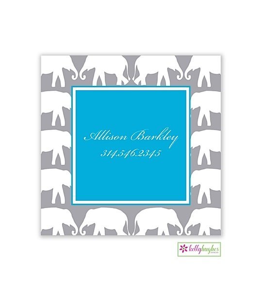 Elephant Modern Enclosure Card