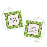 Personalized Clover Modern Bag Tags