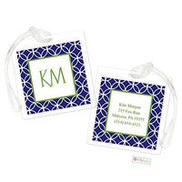 Personalized Clover Modern Bag Tags