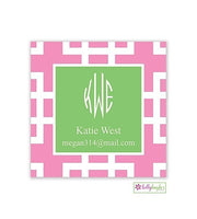 Squared Modern Gift Sticker
