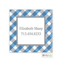 Gingham Modern Gift Sticker