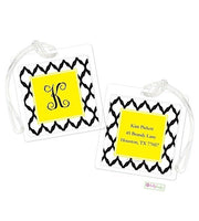 Personalized Lattice Modern Bag Tags
