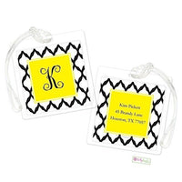 Personalized Lattice Modern Bag Tags