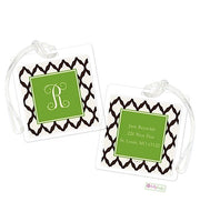 Personalized Lattice Modern Bag Tags
