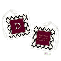 Personalized Lattice Modern Bag Tags
