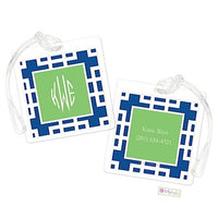 Personalized Squared Modern Bag Tags