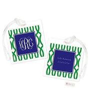 Personalized Garden Gate Modern Bag Tags
