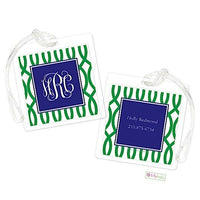 Personalized Garden Gate Modern Bag Tags