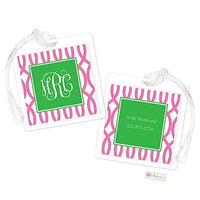 Personalized Garden Gate Modern Bag Tags