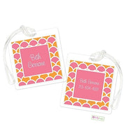 Personalized Shells Modern Bag Tags
