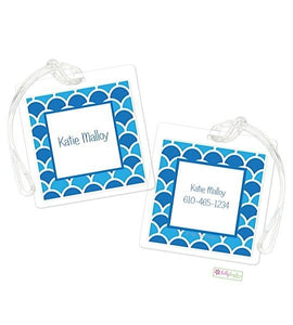 Personalized Shells Modern Bag Tags