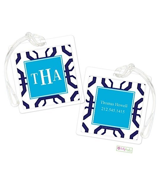 Personalized Abbott Modern Bag Tags