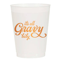 It's All Gravy Baby Thanksgiving Frosted Cups