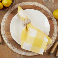 Easy Care Buffalo Plaid Napkins/Set of 4