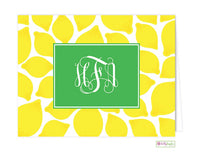 Lemonade Modern Folded Notes
