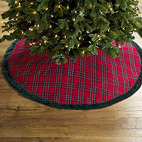 Tartan Velvet Tree Skirt