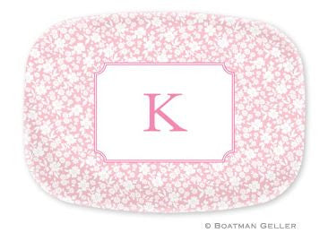 Petite Flower Melamine Platter