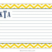 Chevron Recipe Card
