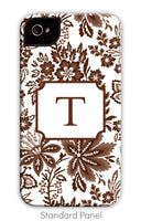 Classic Floral Chocolate Phone Case
