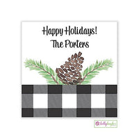 The Lodge Thanksgiving Holiday Gift Sticker
