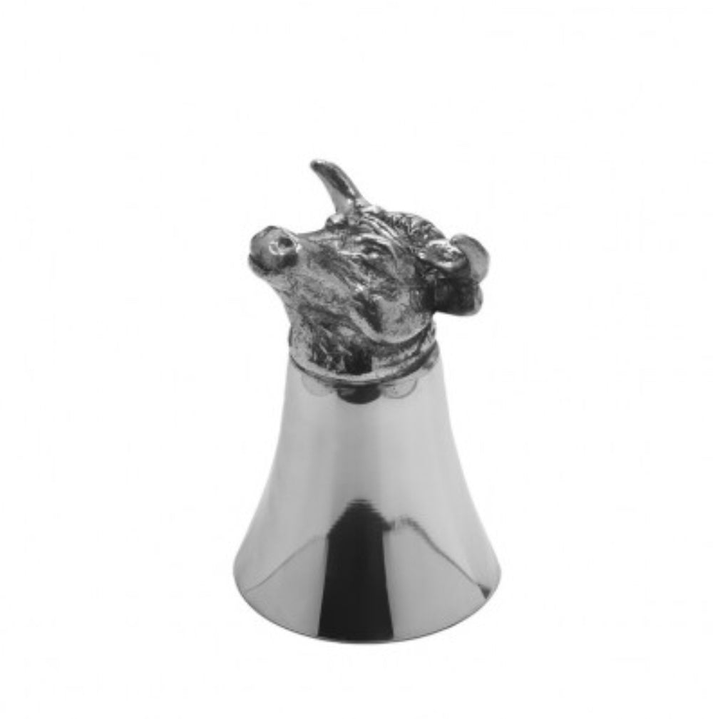 Bull Pewter Stirrup Cup