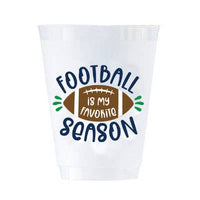 Football is my Favorite Season 16 oz Shatterproof Cups