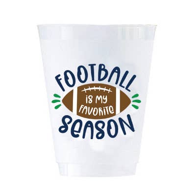 Football is my Favorite Season 16 oz Shatterproof Cups