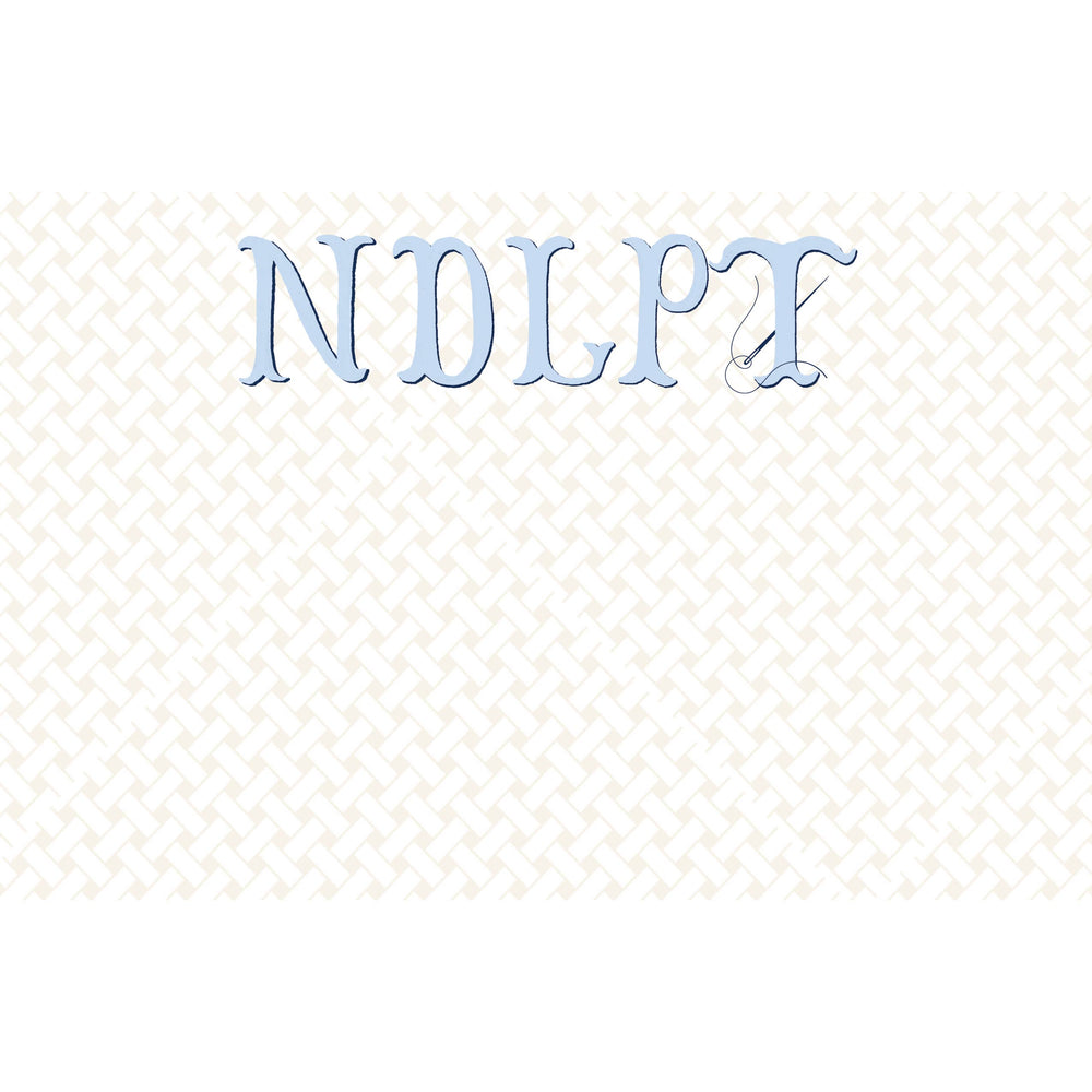 NDLPT (Needlepoint) Slab Notepad